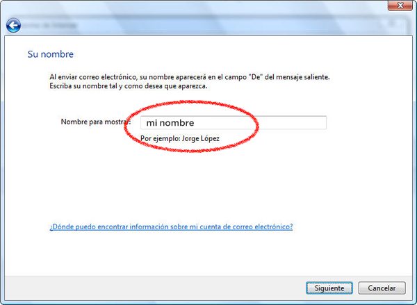 Como configurar mi correo en Windows Vista Mail