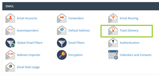 track delivery cpanel 