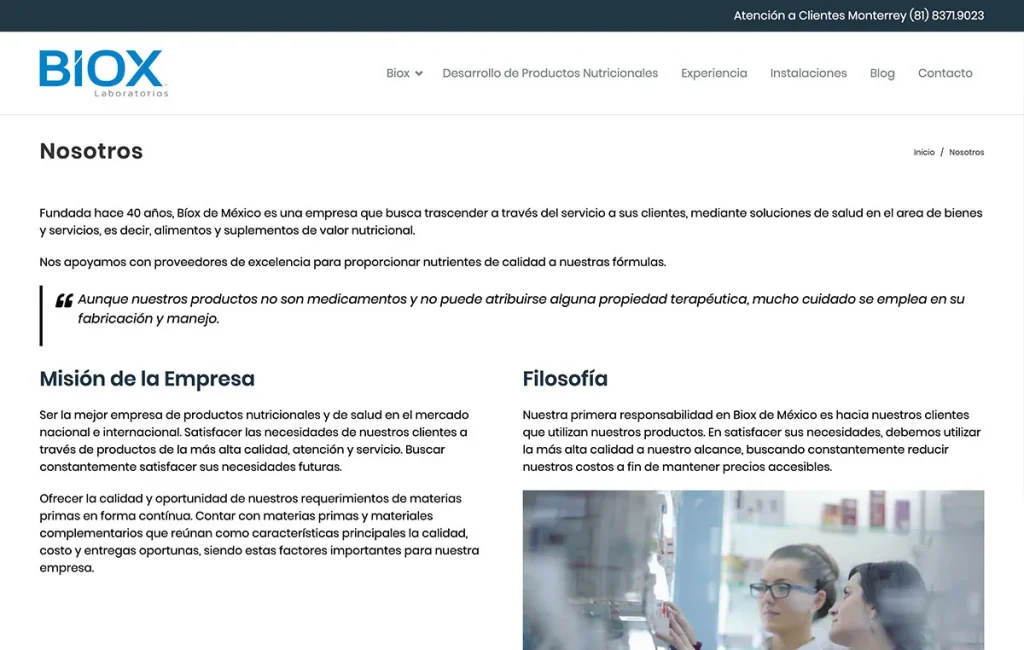 Bioxnet - Diseño de Páginas Web Monterrey | Bíox Bioxnet - Diseño de Páginas Web Monterrey | Bíox