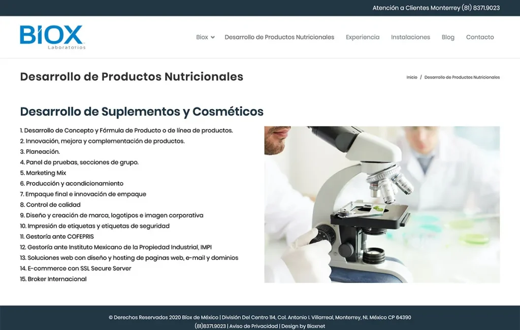 Bioxnet - Diseño de Páginas Web Monterrey | Bíox Bioxnet - Diseño de Páginas Web Monterrey | Bíox