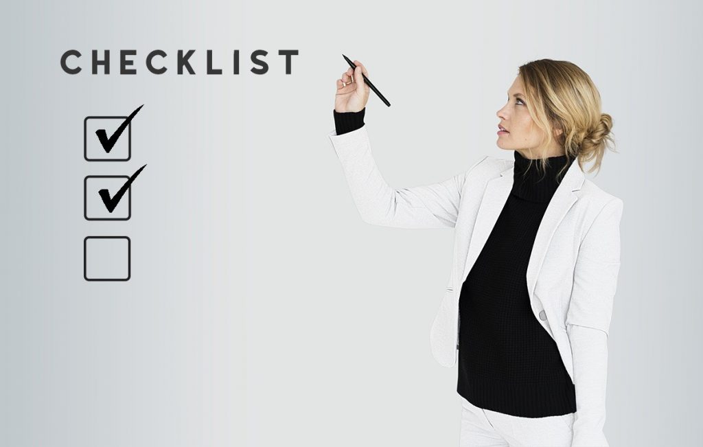 checklist de diseño web