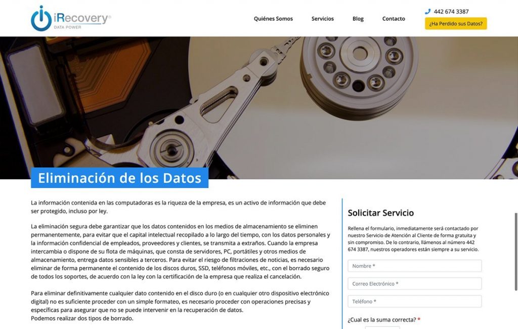 Diseño de pagina web mty