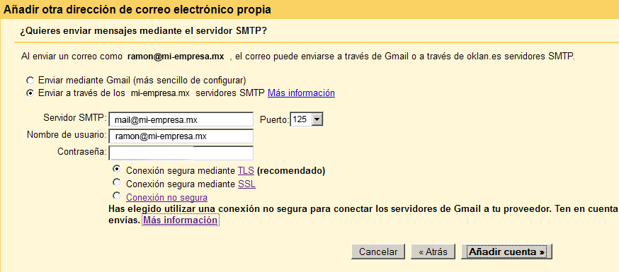 como dar de alta un correo de negocio en gmail