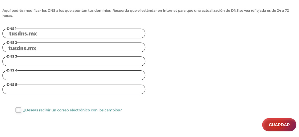 Como modificar los DNS en Akky