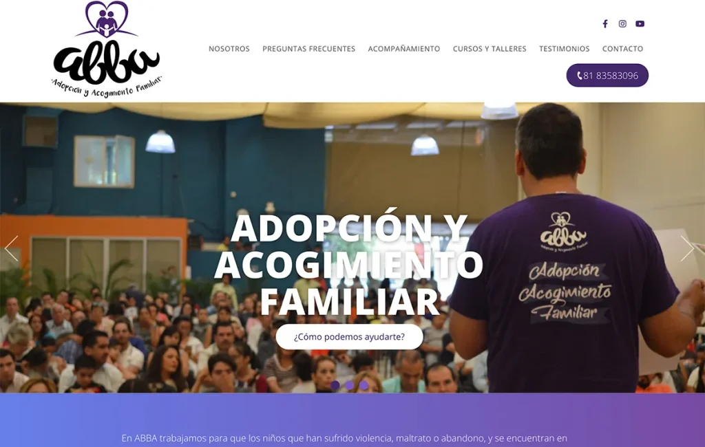 Abba Adopción 5 agencia De diseno web monterrey 5