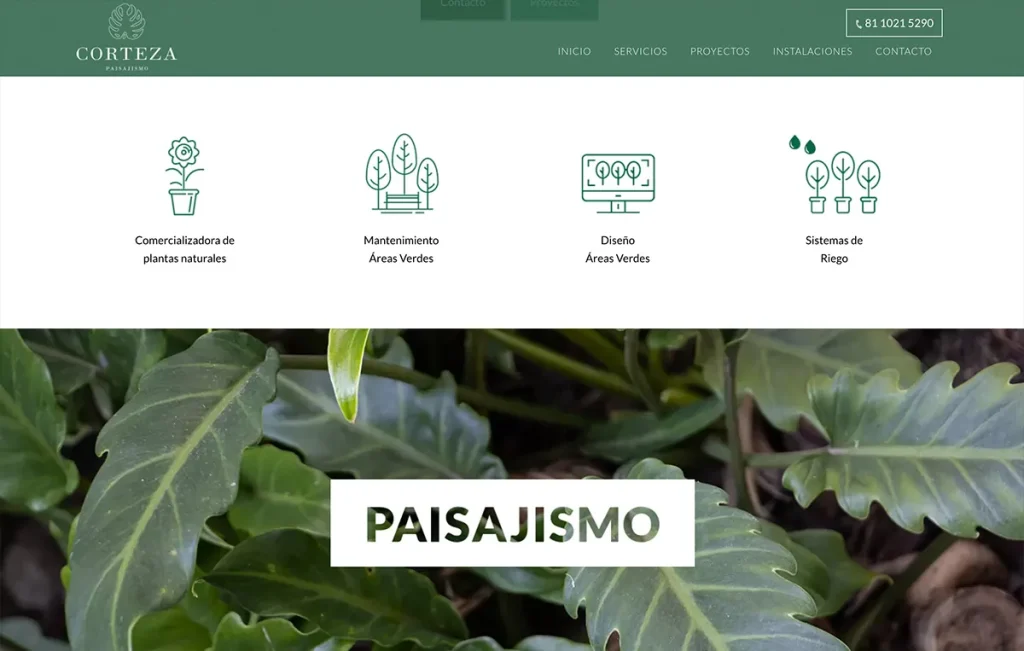 Bioxnet - Diseño de Páginas Web Monterrey | Corteza Paisajísmo Web Bioxnet - Diseño de Páginas Web Monterrey | Corteza Paisajísmo Web