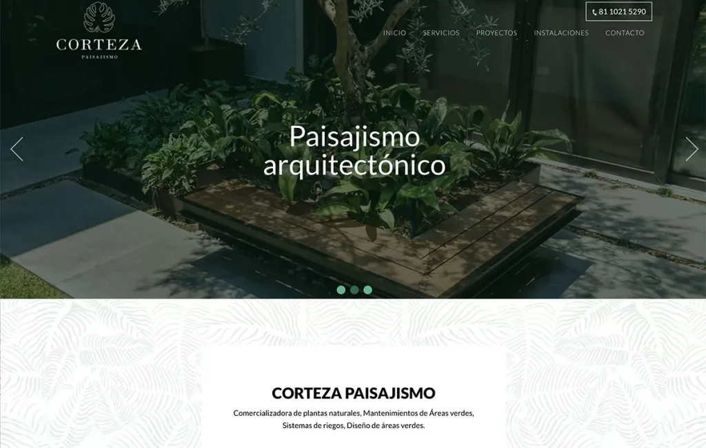 Bioxnet - Diseño de Páginas Web Monterrey | Corteza Paisajísmo Web Bioxnet - Diseño de Páginas Web Monterrey | Corteza Paisajísmo Web