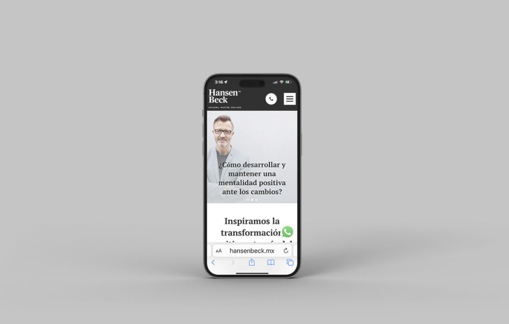 diseño web para movil