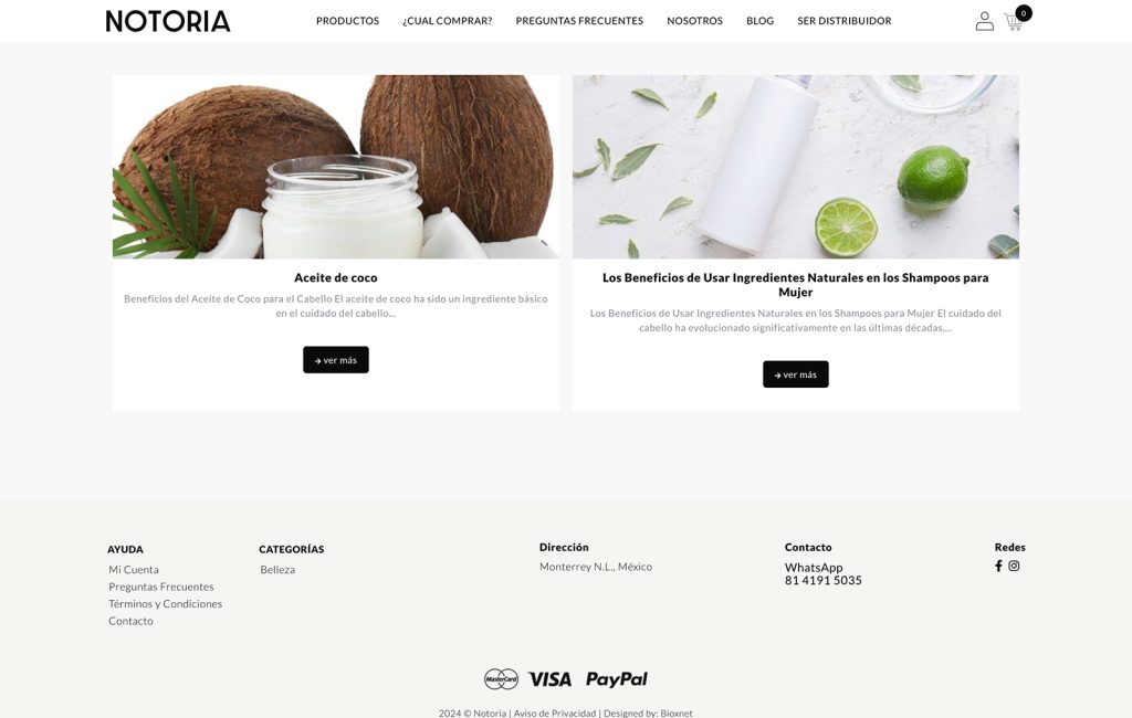 ecommerce diseño web