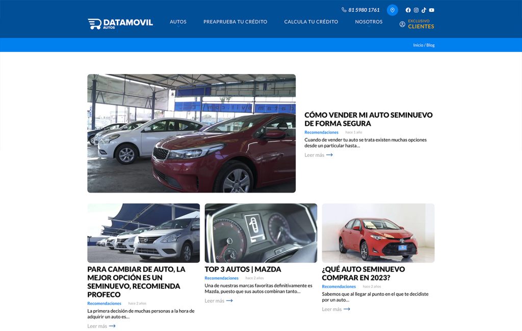 Bioxnet - Diseño de Páginas Web Monterrey | Autos Datamovil Bioxnet - Diseño de Páginas Web Monterrey | Autos Datamovil