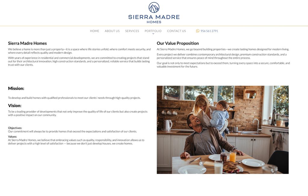 Bioxnet - Diseño de Páginas Web Monterrey | Sierra Madre Homes Tx