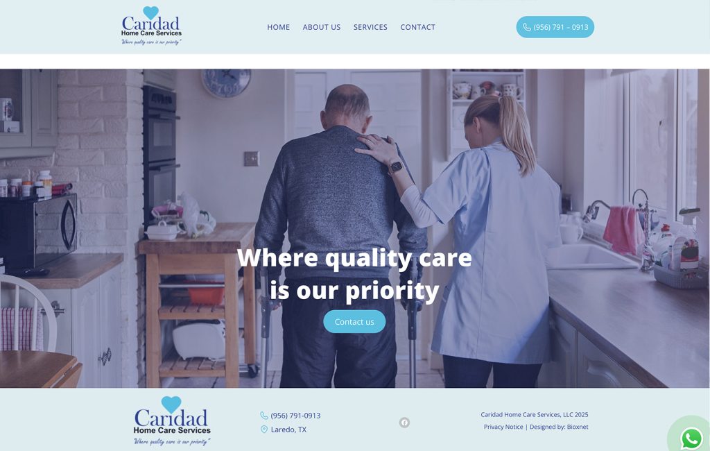 Bioxnet - Diseño de Páginas Web Monterrey | Caridad Home Services Bioxnet - Diseño de Páginas Web Monterrey | Caridad Home Services