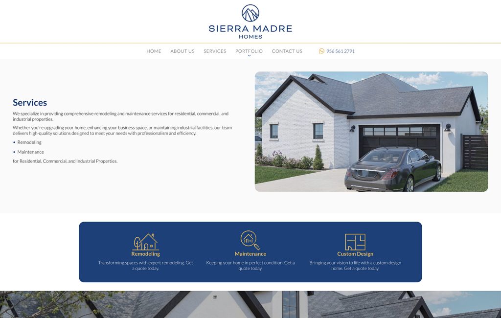 Bioxnet - Diseño de Páginas Web Monterrey | Sierra Madre Homes Tx