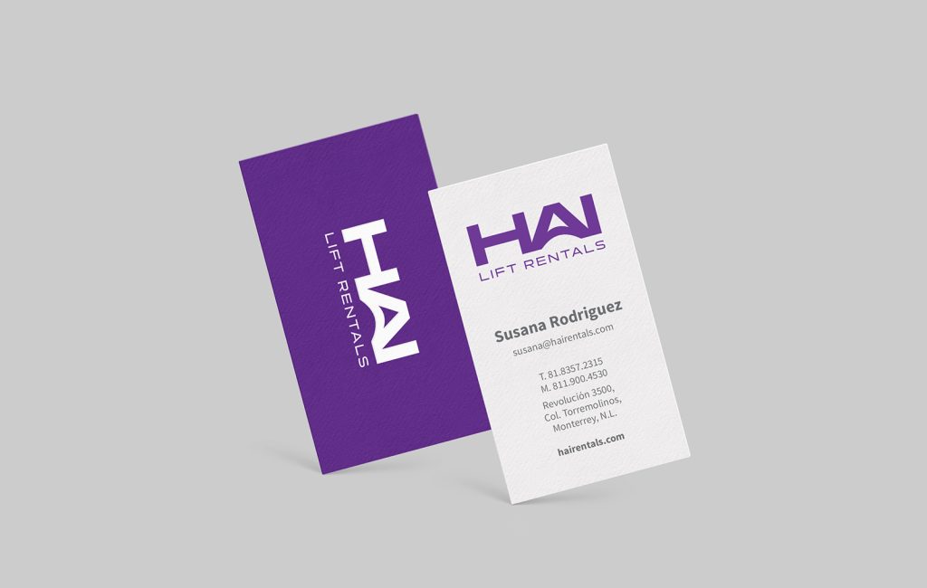 HAI Lift Rentals 3 diseno De logotipo en monterrey