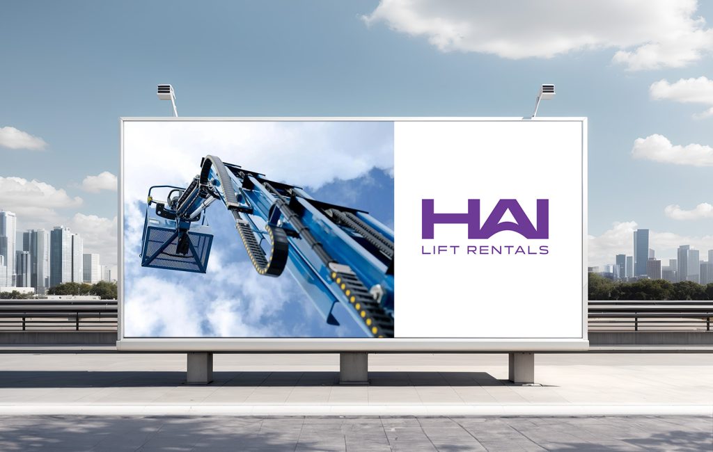 HAI Lift Rentals 2 diseno de logotipo