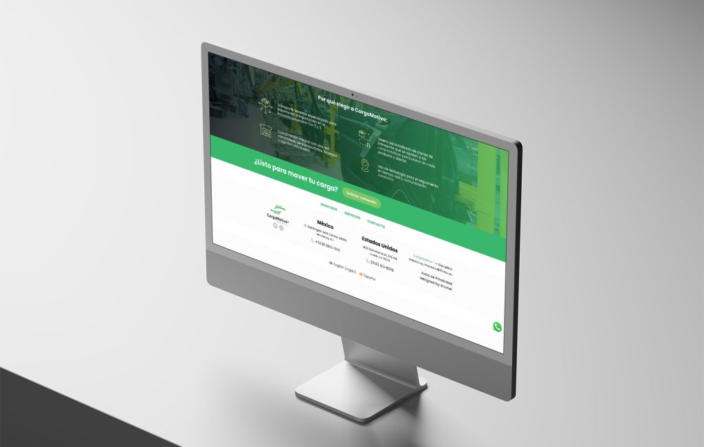 Cargo Motive 6 disenador de Sitios Web monterrey