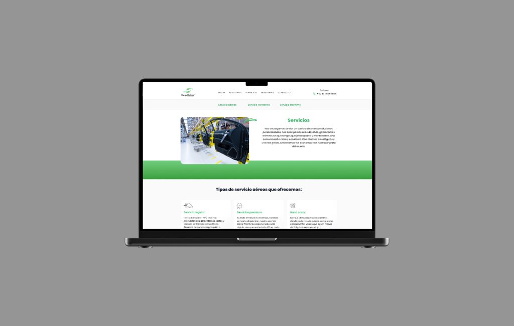 Cargo Motive 3 diseño web profesional monterrey