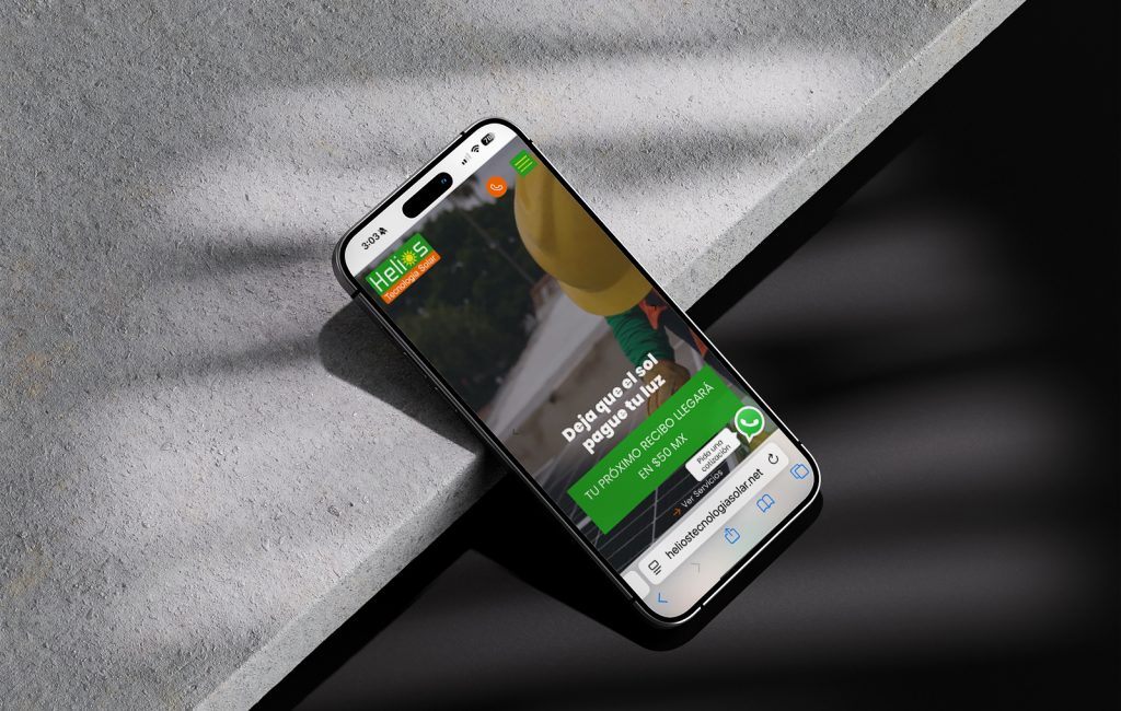 Helios Tecnología 3 pagina web monterrey