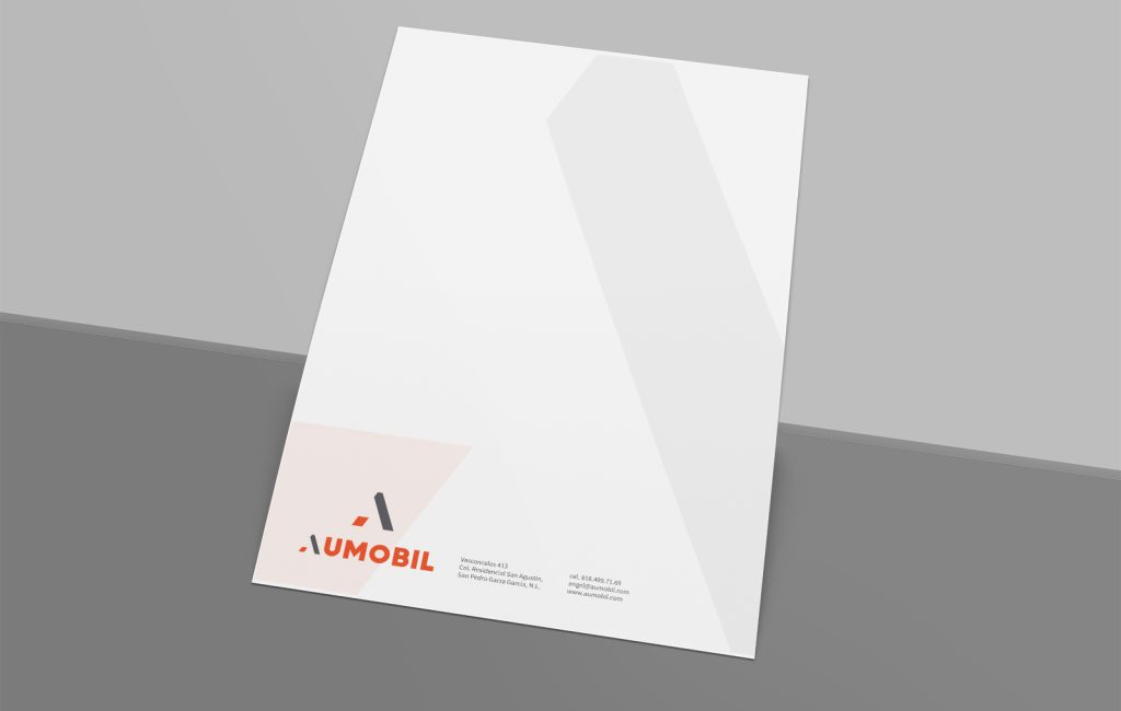 Aumobil 4 empresa De diseno de marca profesional