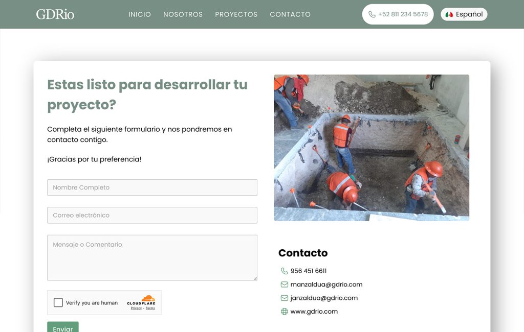 GDRio 6 diseñador De sitio web monterrey