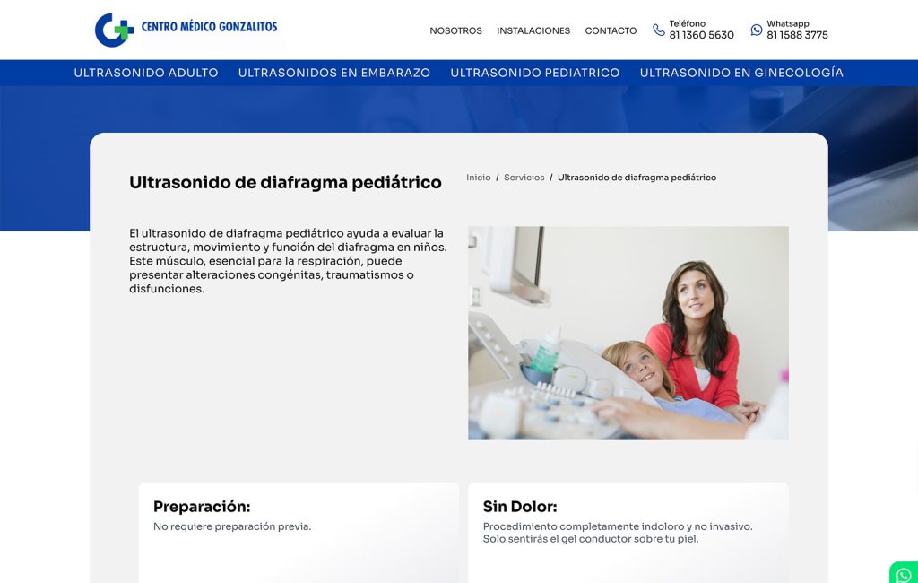 Centro Médico Gonzalitos 6 disenador De sitios web monterrey