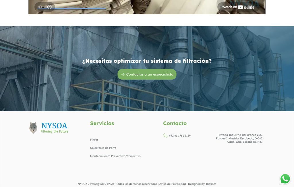 Nysoa 4 disenador de sitios web monterrey