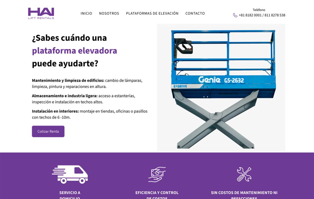diseno de paginas web san pedro