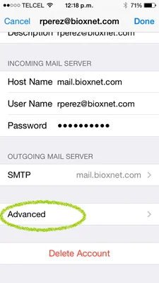 Bioxnet - Diseño de Páginas Web Monterrey | Como configurar tu cuenta de correo en Iphone Bioxnet - Diseño de Páginas Web Monterrey | Como configurar tu cuenta de correo en Iphone