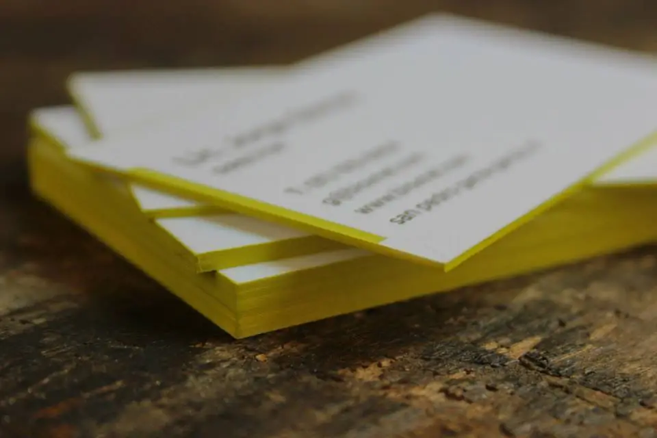 tarjetas de presentacion letterpress