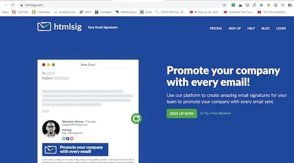 firma de correo html