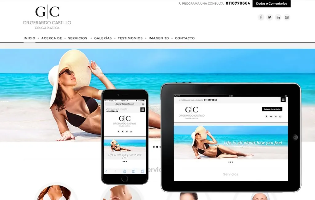 diseno web para doctores