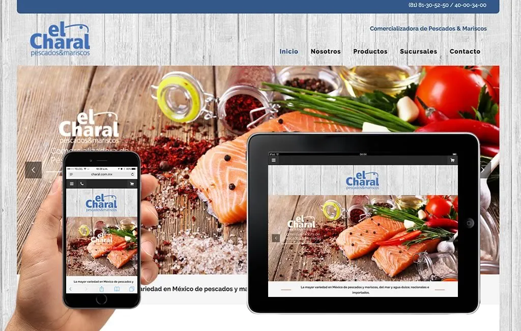 Diseño sitio web para restaurantes