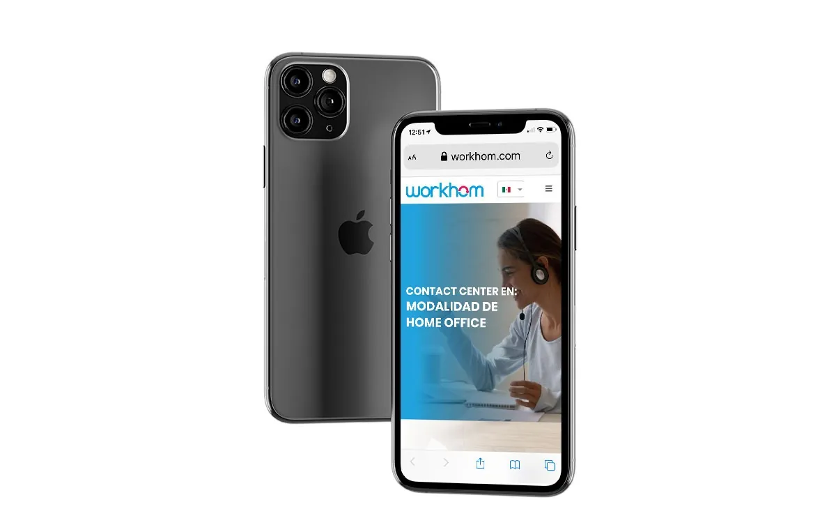 diseño Web para iphone