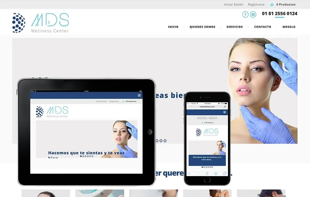 diseño sitio web profesional movil