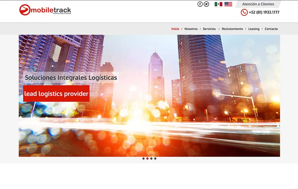 diseno web empresa de logistica