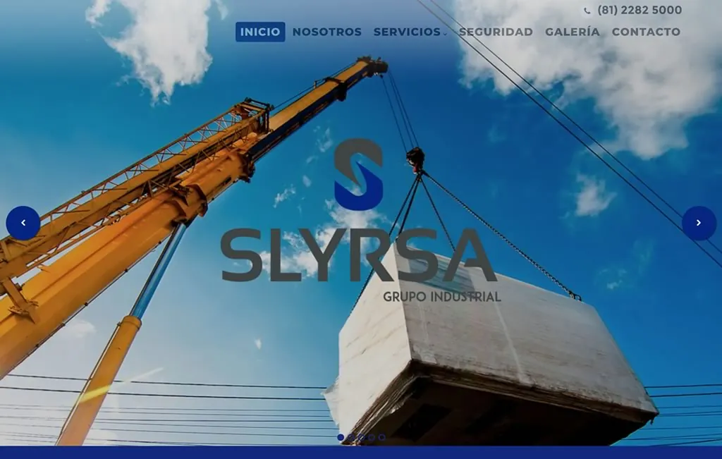 diseño de sitios web industriales