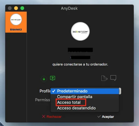 Bioxnet - Diseño de Páginas Web Monterrey | Como dar permisos a AnyDesk en Mac