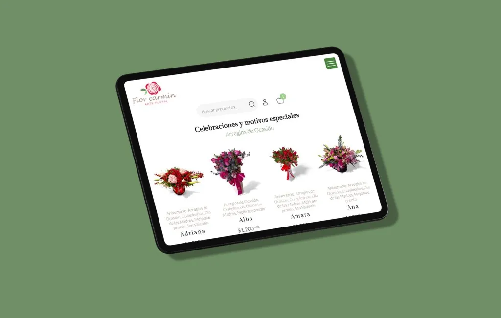 diseño de pagina Web tienda En linea