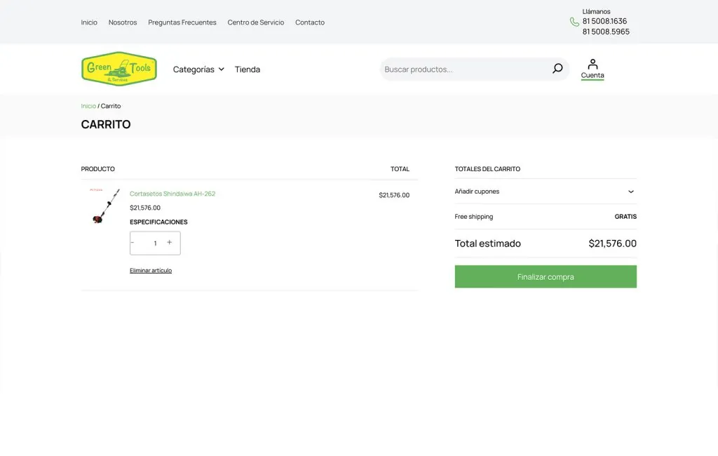 sitio web ecommerce monterrey