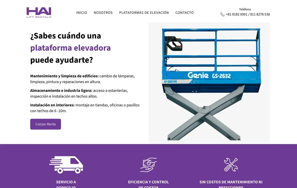 diseno de paginas web san pedro